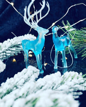 Load image into Gallery viewer, Stag and Doe Happiness Spell Christmas Ornament