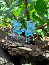 Load image into Gallery viewer, Happiness Spell Skeleton Horse Earrings