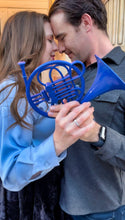 Load image into Gallery viewer, Blue French Horn Wall Sculpture HIMYM Gift