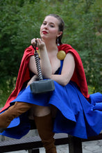 Load image into Gallery viewer, Thor Hammer Earrings/ Norse Mythology/ Superhero Accessories/ Cosplay/ Unique Earrings/ Comic Geek Gift/ Comic Book Hero/ Girl Power