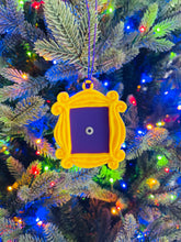 Load image into Gallery viewer, Friends Frame Ornament / Friends Yellow Peephole Frame Ornament/ Purple Peephole Door Frame/ TV Ornament/ Friends Themed Gift