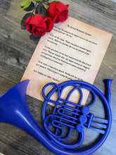 Load image into Gallery viewer, Fully 3D Blue French Horn/ Legen wait for it Dary/ HIMYM/ Proposal Prop