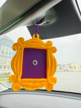 Load image into Gallery viewer, Friends Frame Ornament / Friends Yellow Peephole Frame Ornament/ Purple Peephole Door Frame/ TV Ornament/ Friends Themed Gift