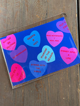 Load image into Gallery viewer, Nerdy Candy Hearts Art Print - From Your Book Boyfriend