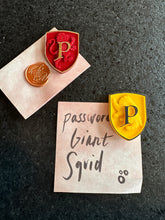 Load image into Gallery viewer, Snake Large Prefect Badge/ Prefect Pin/ House Pride/ House Crest/ Dark Arts/ Ambitious/ Book Replica/ Wizarding Accessories/ Cosplay