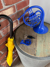 Load image into Gallery viewer, Fully 3D Blue French Horn/ Legen wait for it Dary/ HIMYM/ Proposal Prop
