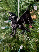 Load image into Gallery viewer, Black and Gold Dragon Ornaments