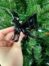 Load image into Gallery viewer, Black and Gold Dragon Ornaments