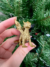 Load image into Gallery viewer, Black and Gold Dragon Ornaments