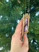 Load image into Gallery viewer, Mirror of Desire Photo Frame Christmas Ornament/ Nerdy Fantasy Tree/ Bookish/ Magical Objects