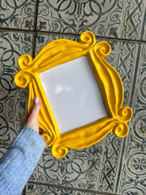 Load image into Gallery viewer, Friends Frame Whiteboard/ Yellow Peephole Door Frame/ Home Decor/ Themed Wedding Party/ Quirky Decor/ Fandom/ Chalkboard