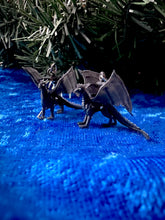 Load image into Gallery viewer, Black Dragon Earrings