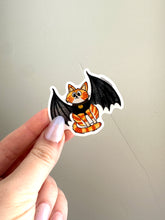 Load image into Gallery viewer, Dragon Kitty Orange Cat Fantasy Waterproof Sticker