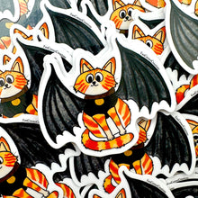 Load image into Gallery viewer, Dragon Kitty Orange Cat Fantasy Waterproof Sticker