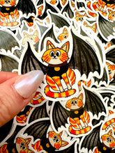 Load image into Gallery viewer, Dragon Kitty Orange Cat Fantasy Waterproof Sticker