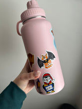 Load image into Gallery viewer, Dragon Kitty Orange Cat Fantasy Waterproof Sticker