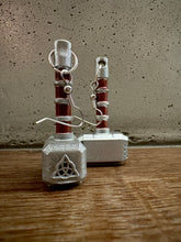 Load image into Gallery viewer, Thor Hammer Earrings/ Norse Mythology/ Superhero Accessories/ Cosplay/ Unique Earrings/ Comic Geek Gift/ Comic Book Hero/ Girl Power