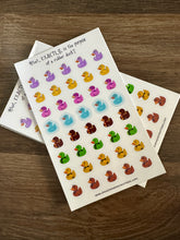 Load image into Gallery viewer, What Exactly Purpose Rubber Duck Waterproof Sticker Sheet