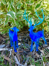 Load image into Gallery viewer, Stag and Doe Blue OVERSIZED Happiness Protection Spell Charms