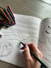 Load image into Gallery viewer, The Girl Raised by a Dragon Coloring Book