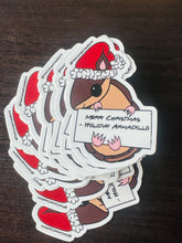 Load image into Gallery viewer, Holiday Armadillo Waterproof Sticker