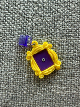 Load image into Gallery viewer, Yellow Friends Peephole Frame USB C Dust Plug | Electronic Charm | E Reader Accessory