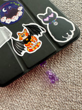 Load image into Gallery viewer, Yellow Friends Peephole Frame USB C Dust Plug | Electronic Charm | E Reader Accessory