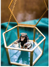 Load image into Gallery viewer, Fantasy Wedding Ring Box | Geek Proposal Box| Nerd Engagement Ring box| Ring Bearer| Ceremony Box| Fantasy themed wedding| Magical Creature