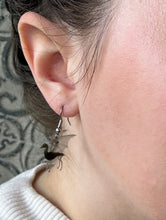 Load image into Gallery viewer, Skeleton Horse Magical Creature Fantasy Earrings