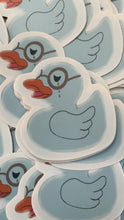 Load and play video in Gallery viewer, Moaning Sad Duck | Waterproof Sticker | Waterbottle Nerdy Decal | Bookish Gift