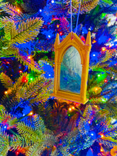Load image into Gallery viewer, Mirror of Desire Photo Frame Christmas Ornament/ Nerdy Fantasy Tree/ Bookish/ Magical Objects