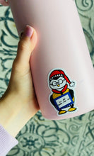 Load image into Gallery viewer, Hugsey Waterproof Sticker/ Friends Show Laptop Decal/ Joey's Penguin/ Waterbottle Sticker/ Pop Culture Art/ I'll Be There For You