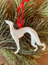 Load image into Gallery viewer, Pat the Dog Figurine: Friends Merch, White Greyhound Statue