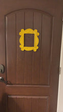Load and play video in Gallery viewer, Friends Frame/ Friends Door Frame/ Peephole Yellow Frame/ Decor/ Housewarming Gift/ The One Where