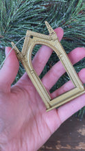 Load and play video in Gallery viewer, Mirror of Desire Photo Frame Christmas Ornament/ Nerdy Fantasy Tree/ Bookish/ Magical Objects