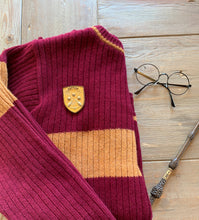 Load image into Gallery viewer, Wizarding Captain Badge/Wizarding Pin/ Magical Accessory/ Book Replica/Wizarding Student/ Book Replica/ Bookworm gift/ Nerd Gift/ Witch