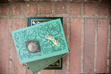 Load image into Gallery viewer, Flying Key Earrings/ Winged Keys/ Charms Lesson/ Magical Accessories/ Theme Park Outfit/ Fantasy/ Bookworm Nerd Gift/ Wtichy/ Bounding