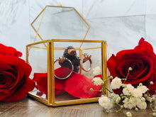 Load image into Gallery viewer, Fantasy Wedding Ring Box/ Geek Proposal Box/ Nerd Engagement Ring box/ Ring Bearer/ Ceremony Box/ Fantasy themed wedding/ Nerd Trinket Box