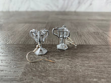 Load image into Gallery viewer, Wizarding Competition Earrings/ Fantasy Magical Dangle Accessories/ Dragon Magical Cup/ Cosplay/ Nerd Earrings/ Bookworm/ Geeky Quirky Gift