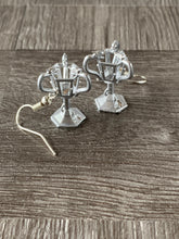 Load image into Gallery viewer, Wizarding Competition Earrings/ Fantasy Magical Dangle Accessories/ Dragon Magical Cup/ Cosplay/ Nerd Earrings/ Bookworm/ Geeky Quirky Gift