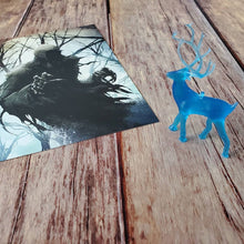 Load image into Gallery viewer, Magical Wizarding Christmas Ornament/ Stag and Does Protective Spell/ Fantasy Decoration/ Nerdy Christmas Gift Set/ Always/ Bookworm Gift