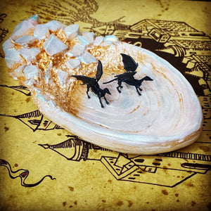 Skeleton Horse Earrings/ Magical Creatures/ Wizarding Earrings/ Luna Cosplay