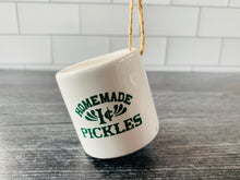 Load image into Gallery viewer, Friends Ornament/ Monica Pickle Jar Christmas Decor/ Friends Themed/ Replica Prop/  Homemade 1 cent Pickles
