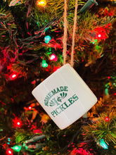 Load image into Gallery viewer, Friends Ornament/ Monica Pickle Jar Christmas Decor/ Friends Themed/ Replica Prop/  Homemade 1 cent Pickles