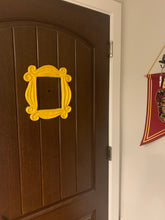 Load image into Gallery viewer, Friends Frame/ Friends Door Frame/ Peephole Yellow Frame/ Decor/ Housewarming Gift/ The One Where