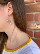 Load image into Gallery viewer, Wizarding Competition Earrings/ Fantasy Magical Dangle Accessories/ Dragon Magical Cup/ Cosplay/ Nerd Earrings/ Bookworm/ Geeky Quirky Gift