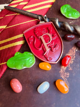 Load image into Gallery viewer, Lion House Large Prefect Badge/ Prefect Pin/ House Pride/ Cosplay/ Wizarding Accessories/ Book Replica/ Brave/ Theme Park Outfit/