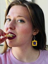 Load image into Gallery viewer, Friends Frame Earrings/ Peephole Door Frame/ Quirky Earrings/ Themed Party Gift/ 90s themed earrings/ Pop culture