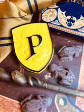 Load image into Gallery viewer, Snake Large Prefect Badge/ Prefect Pin/ House Pride/ House Crest/ Dark Arts/ Ambitious/ Book Replica/ Wizarding Accessories/ Cosplay