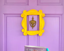 Load image into Gallery viewer, Friends Frame/ Friends Door Frame/ Peephole Yellow Frame/ Decor/ Housewarming Gift/ The One Where